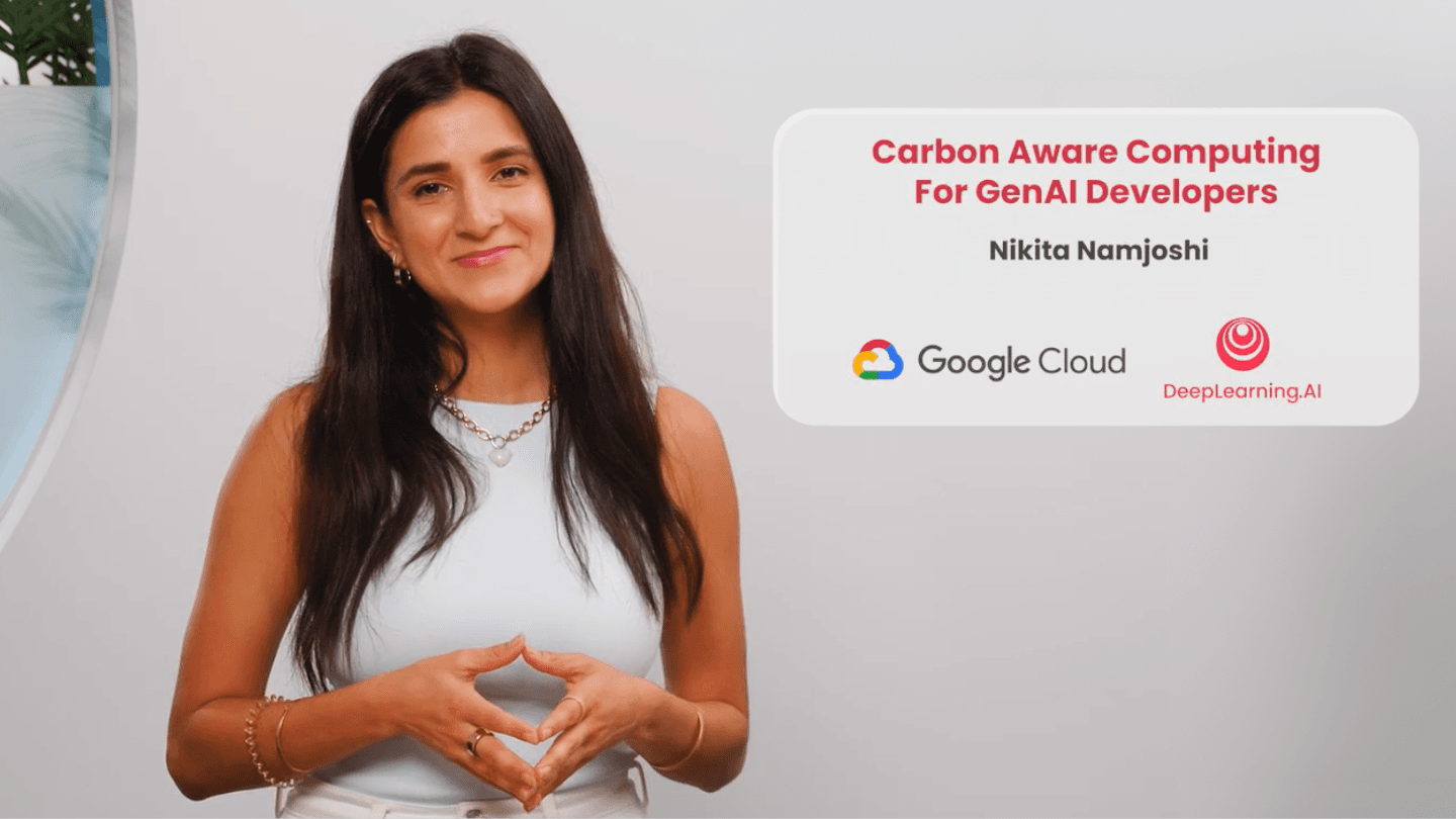 Carbon Aware Computing for GenAI developers